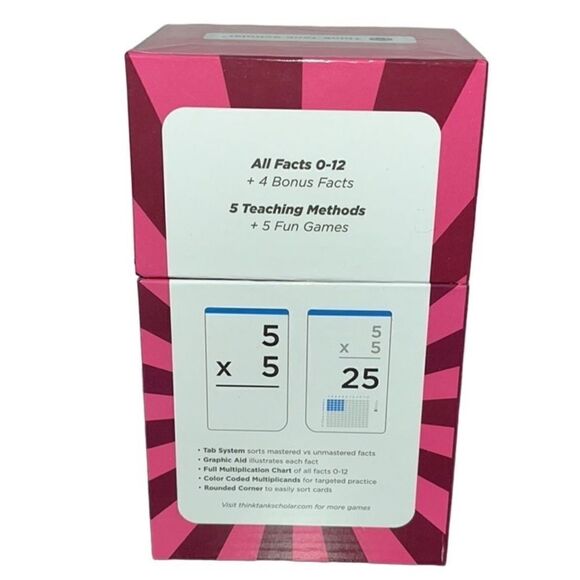 Think Tank Scholar Multiplication and Division Flash Cards Bundle - Picture 6 of 10
